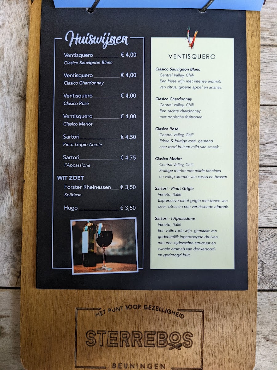 Menu Streekrestaurant 't Sterrebos-10