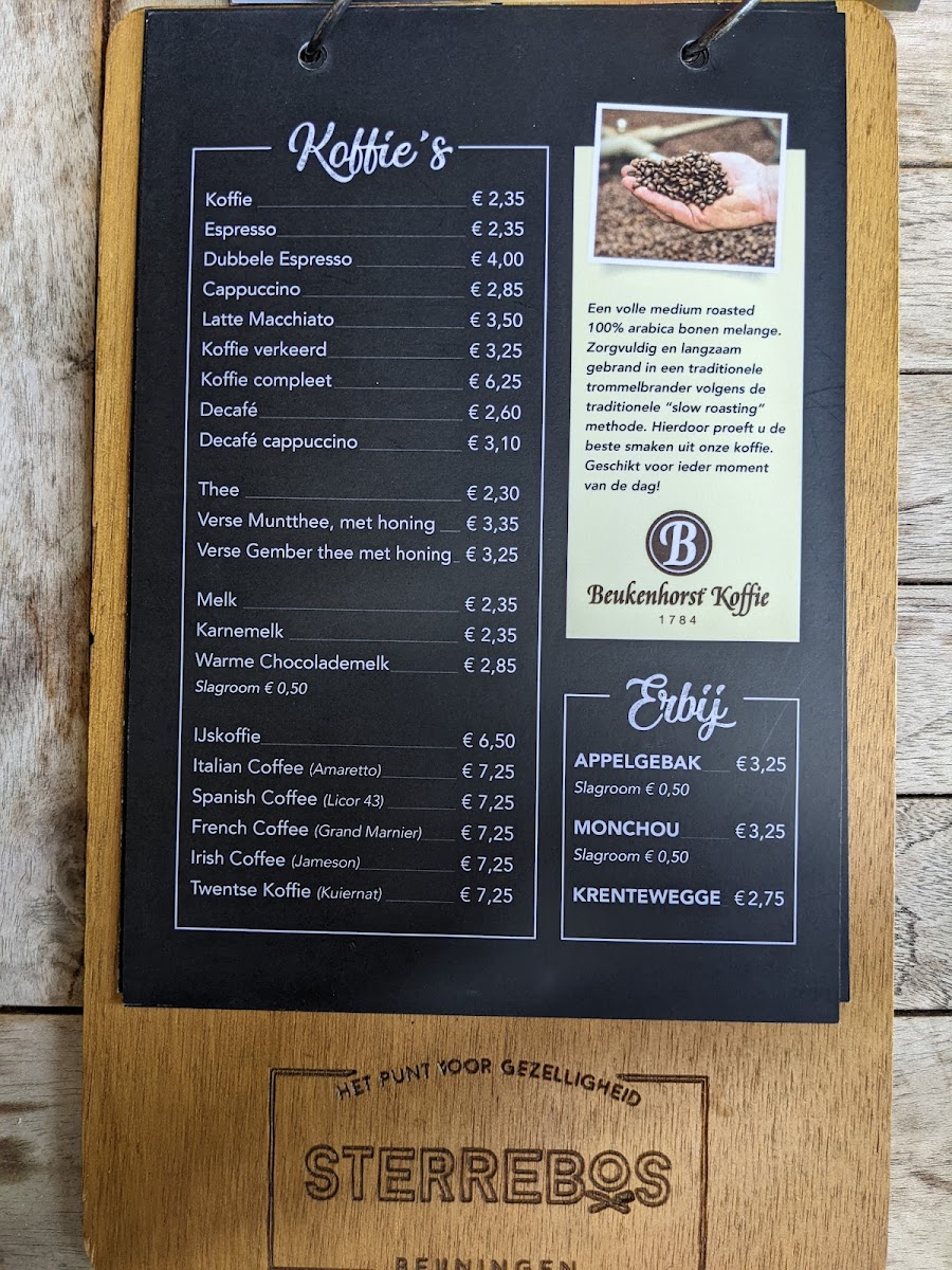 Menu Streekrestaurant 't Sterrebos-4