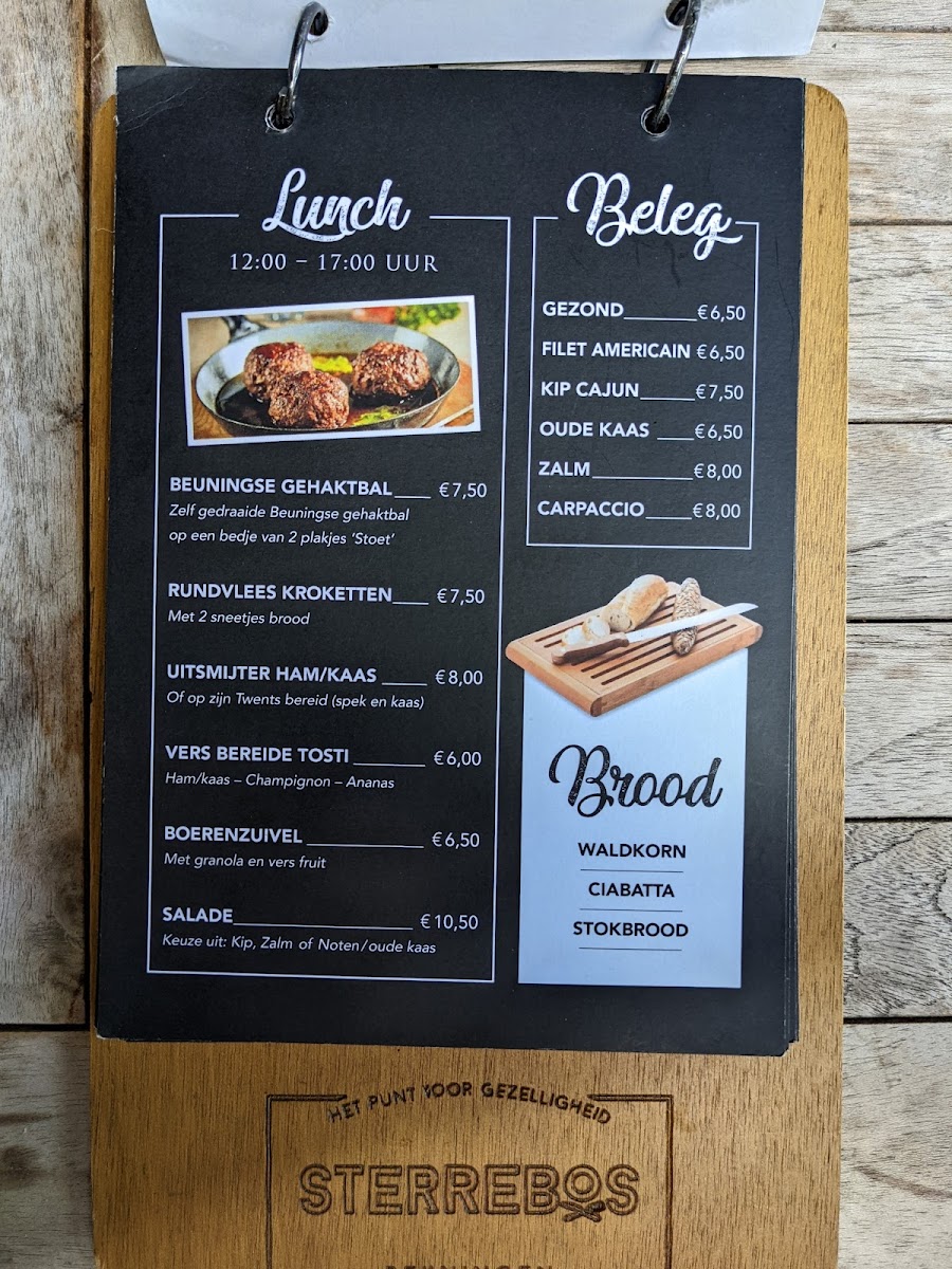 Menu Streekrestaurant 't Sterrebos-6